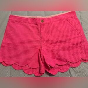 Lilly Pulitzer Buttercup Pink Scalloped Shorts